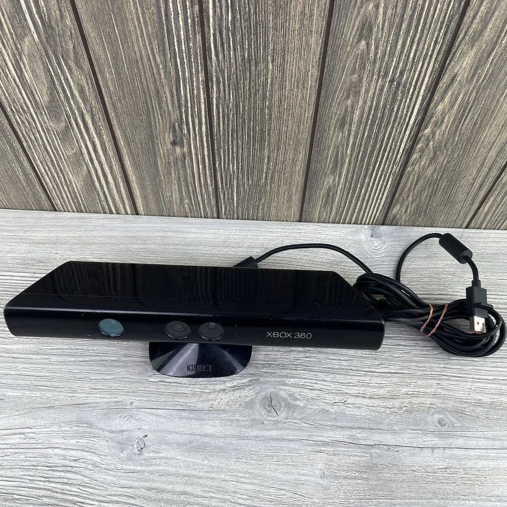 Genuine Microsoft XBOX 360 Kinect Sensor Bar Model 1414 Black - Tested